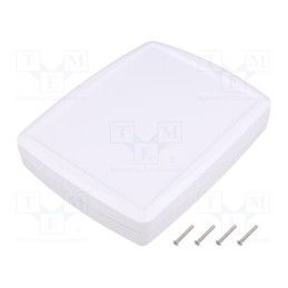 1 pcs x KRADEX - Z124SB-IP67 TM ABS - Enclosure: multipurpose, X: 144mm, Y: 184mm, Z: 38mm, ABS, white, IP67