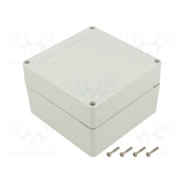1 pcs x KRADEX - ZP105.105.90SJ TM ABS - Enclosure: multipurpose, X: 105mm, Y: 105mm, Z: 90mm, ZP, ABS, IP67