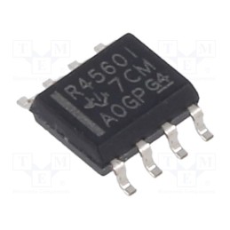 1 pcs x TEXAS INSTRUMENTS - RC4560ID - IC: operational amplifier, 15MHz, Ch: 2, SO8, ±2÷16VDC,