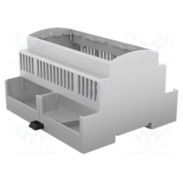 1 pcs x ITALTRONIC - 25.0602000.BL - Enclosure: for DIN rail mounting, Y: 90.5mm, X: 106.3mm, Z: 62mm