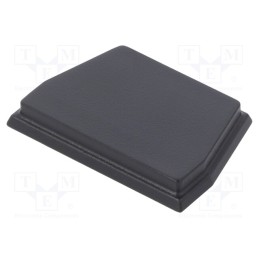 1 pcg x HAMMOND - 1552DPLBK-10 - Cap set, HM-1552D1BK,HM-1552D3BK,HM-1552D5BK, black, 10pcs.