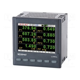 1 pcs x LUMEL - ND30PNET11100M0 - Meter: network parameters, digital,mounting, LCD TFT 3,5', 1A,5A