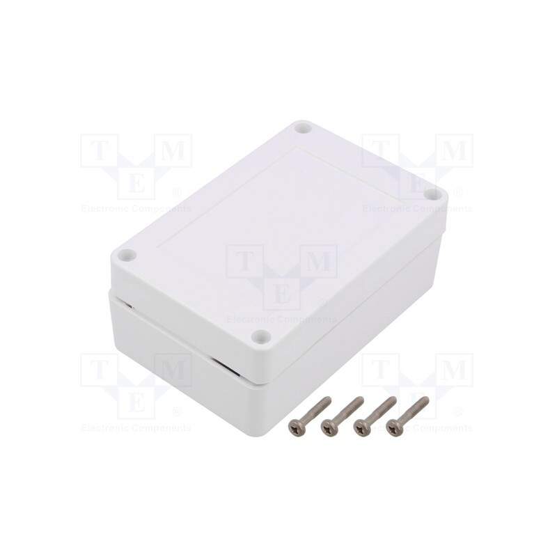 1 pcs x KRADEX - ZP120.80.60SB TM ASA - Enclosure: multipurpose, X: 120mm, Y: 80mm, Z: 60mm, ZP, ASA, white