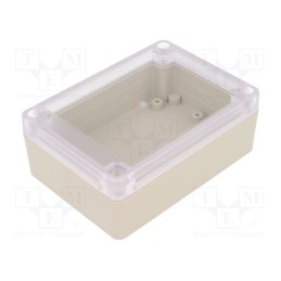 1 pcs x HAMMOND - RP1085C - Enclosure: multipurpose, X: 75mm, Y: 105mm, Z: 40mm, 1085, white, IP65