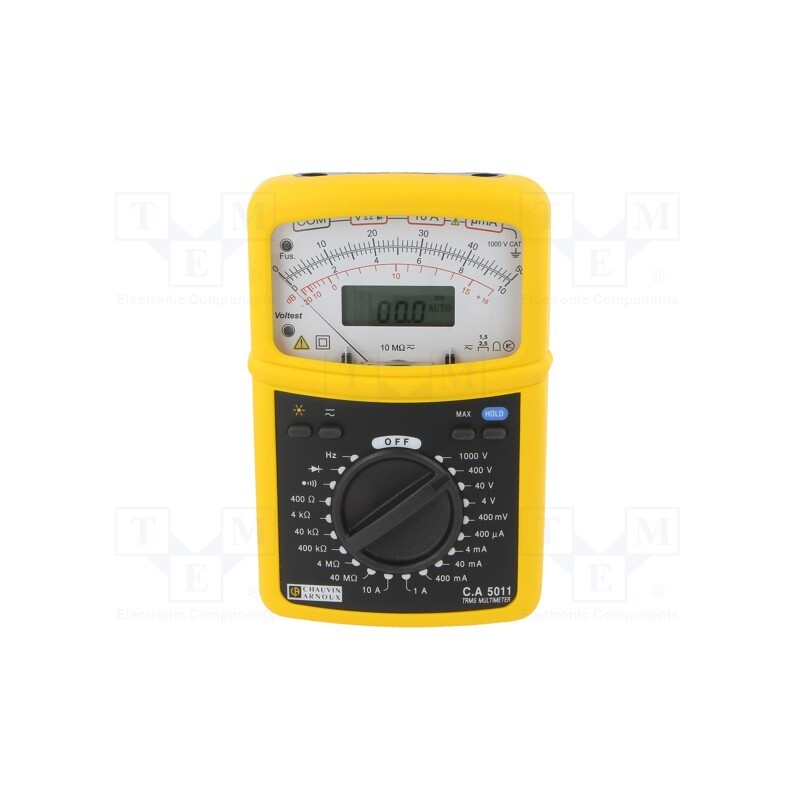 1 pcs x CHAUVIN ARNOUX - C.A 5011 - Analogue multimeter, analogue,LCD, (4000), Test: diodes, IP53