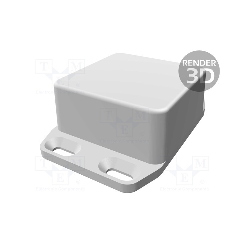 1 pcs x HAMMOND - 1590LLBFL - Enclosure: multipurpose, X: 50mm, Y: 50mm, Z: 21mm, with fixing lugs