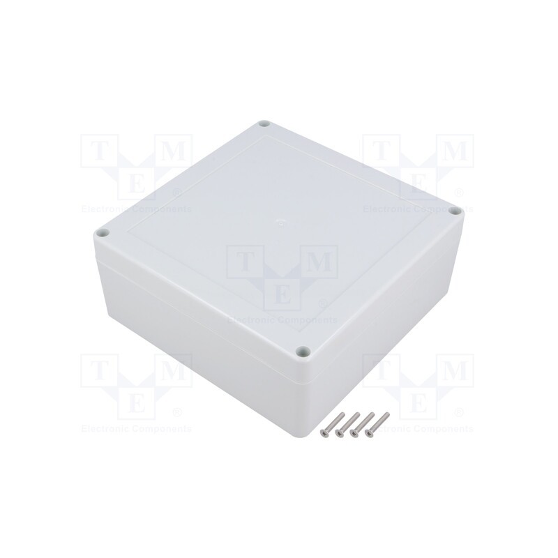 1 pcs x KRADEX - ZP150.150.60JH TM PC - Enclosure: multipurpose, X: 150mm, Y: 150mm, Z: 60mm, ZP, light grey