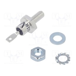 1 pcs x VISHAY - VS-25F120 - Diode: rectifying, 1.2kV, 1.3V, 25A, cathode to stud, DO203AA,