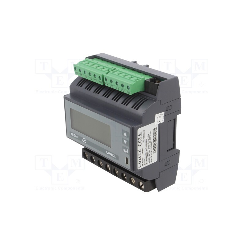 1 pcs x LUMEL - NR30IOT 2221MSM0 - Meter: network parameters, for DIN rail mounting, LCD, NR30IOT
