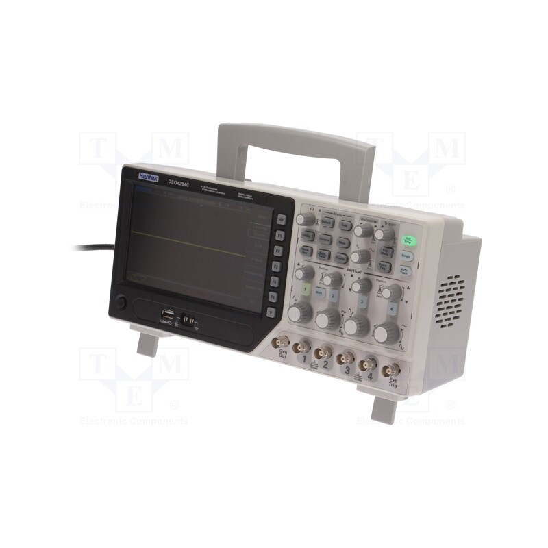 1 pcs x HANTEK - HANTEK DSO4204C - Oscilloscope: digital, DSO, Ch: 4, 200MHz, 1Gsps, 64kpts/ch, 1.8ns