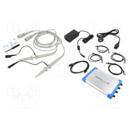 1 pcs x PEAKTECH - P 1331 - PC connected oscilloscope, 100MHz, Ch: 4, 10Mpts, 250Msps, ≤3.5ns