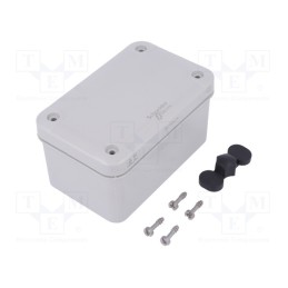 1 pcs x SCHNEIDER ELECTRIC - NSYTBP1176 - Enclosure: multipurpose, X: 74mm, Y: 116mm, Z: 62mm, polycarbonate