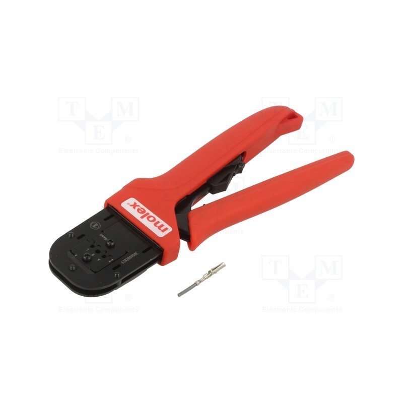 1 pcs x MOLEX - 638280900 - Tool: for crimping, Standard .093', terminals, 18AWG
