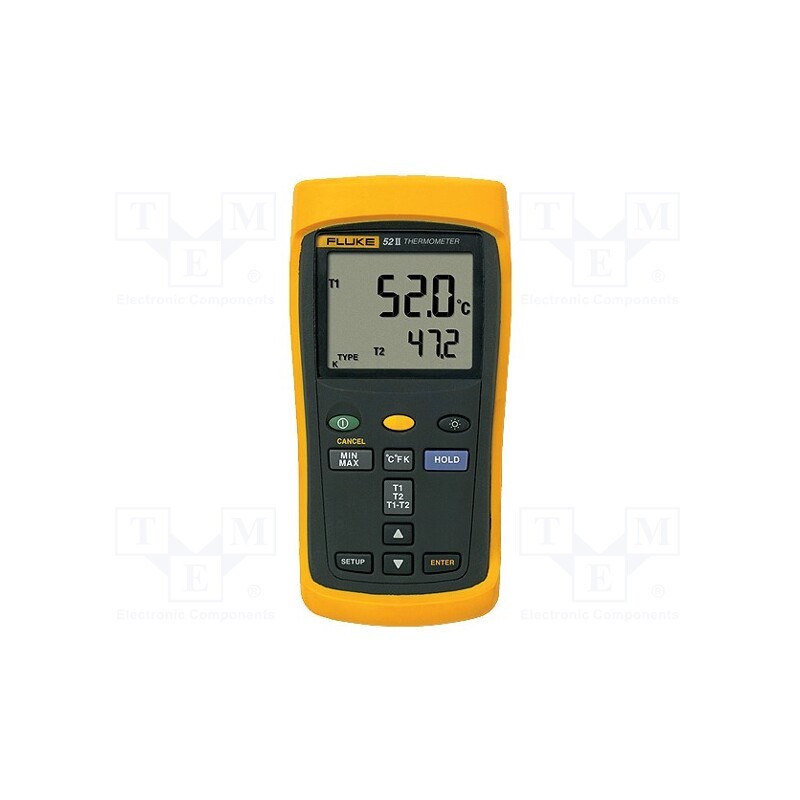 1 pcs x FLUKE - FLUKE 52 - Meter: temperature, digital, LCD, -200÷1372°C, Resol: 0.1°C