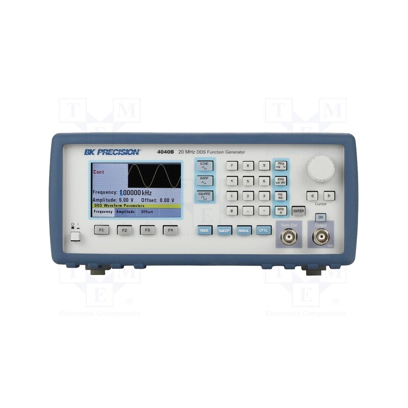 1 pcs x B&K PRECISION - BK4040B - Generator: function, 20MHz, LCD, Ch: 1, Interface: USB, 0÷50°C, 0.01%