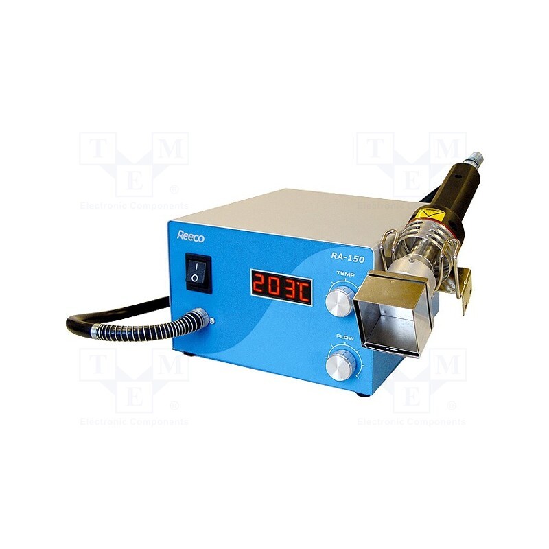 1 pcs x REECO - RA150 - Hot air soldering station, digital,with knob, 600W, 150÷475°C