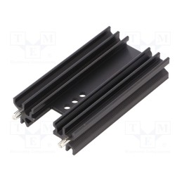 1 pcs x ALUTRONIC - PR28/63/SE - Heatsink: extruded, H, TO202,TO218,TO220,TOP3, black, L: 63mm