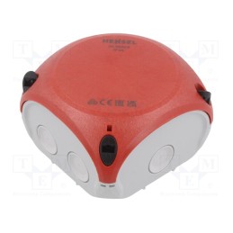 1 pcs x HENSEL - 62000035 - Enclosure: junction box, X: 93mm, Y: 93mm, Z: 62mm, IP66, white