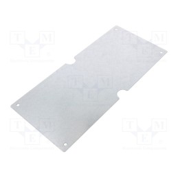 1 pcs x FIBOX - TM 1534 - Mounting plate, steel, W: 136mm, L: 303mm, Plating: zinc