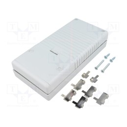 1 pcs x MASZCZYK - KM-103A/GY - Enclosure: multipurpose, X: 93mm, Y: 190mm, Z: 41mm, ABS, grey