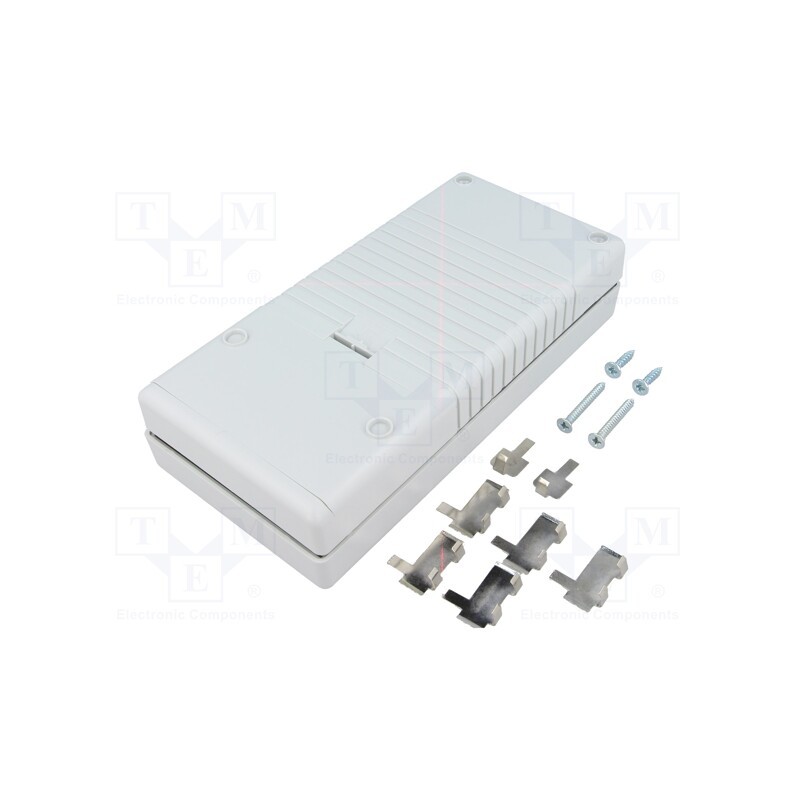 1 pcs x MASZCZYK - KM-103A/GY - Enclosure: multipurpose, X: 93mm, Y: 190mm, Z: 41mm, ABS, grey
