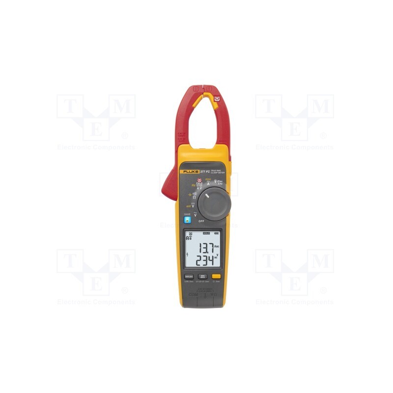 1 pcs x FLUKE - FLUKE 377 FC - Meter: multifunction, digital,pincers type, Øcable: 34mm, LCD