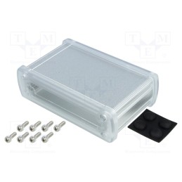1 pcs x GAINTA - ALUG704SR060-C -AS - Enclosure: multipurpose, X: 113.7mm, Y: 69mm, Z: 35.2mm, aluminium