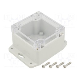 1 pcs x GAINTA - G256CMF-IP67 - Enclosure: multipurpose, X: 80mm, Y: 82mm, Z: 55mm, with fixing lugs