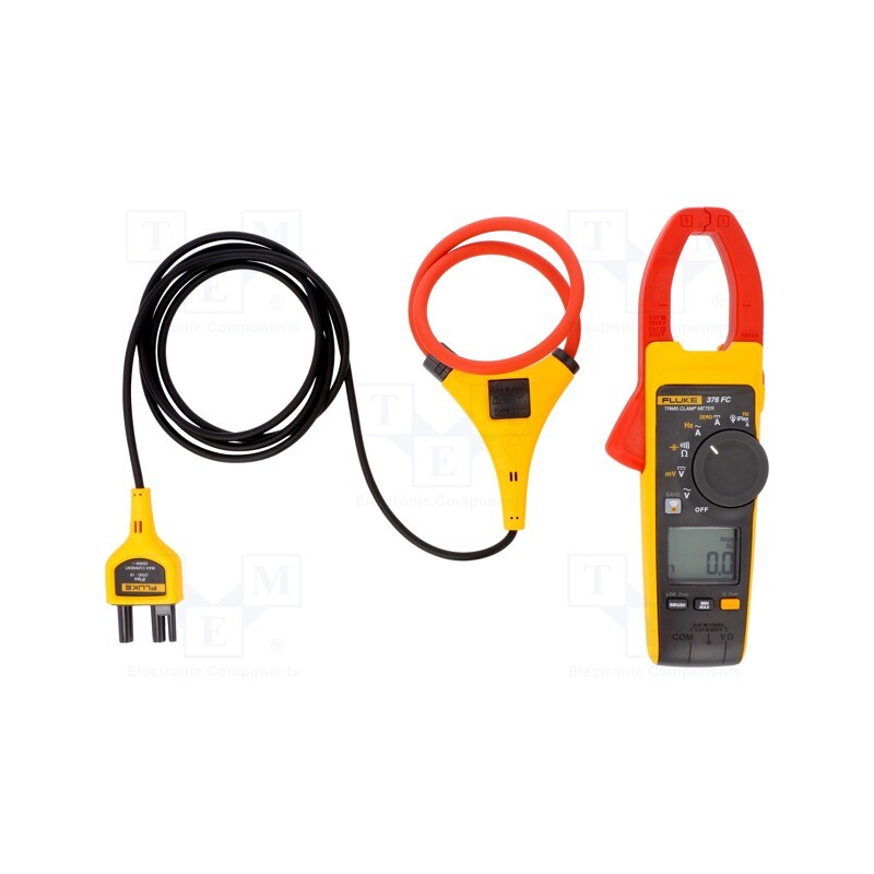 1 pcs x FLUKE - FLUKE 376 FC - Meter: multifunction, digital,pincers type, Øcable: 34mm, LCD