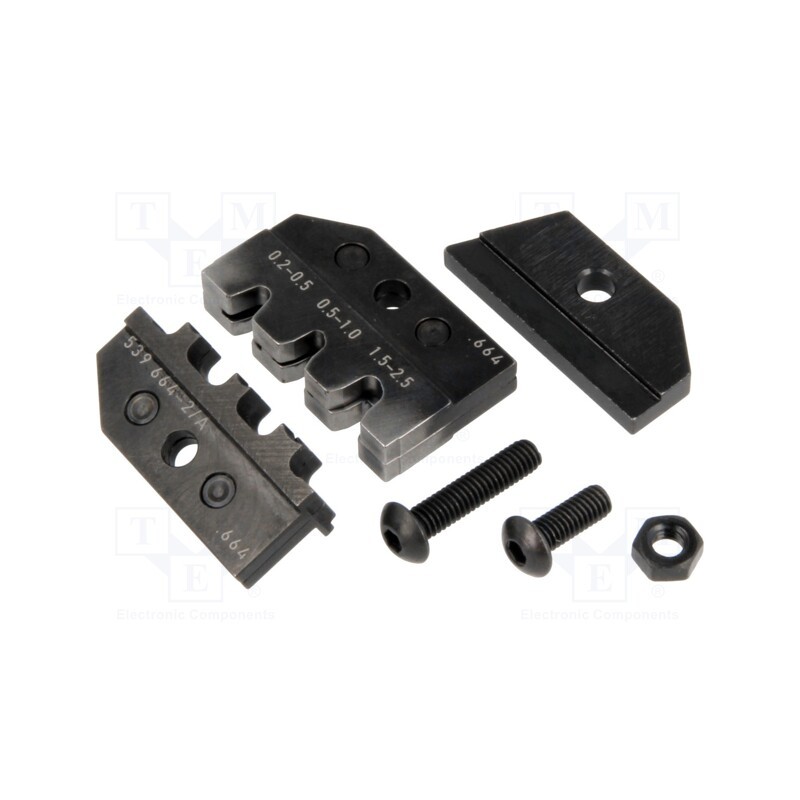 1 set x TE Connectivity - 539664-2 - Crimping jaws, 0.2÷0.5mm2,0.5÷1mm2,1.5÷2.5mm2, JPT