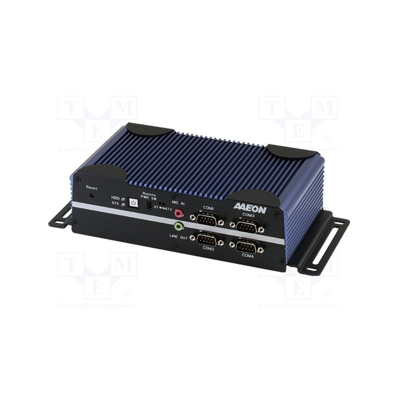 1 pcs x AAEON - BOXER-6616-A2-1110 - Industrial computer, 9÷24VDC, 10/100/1000 Base-TX x2, 0BRAM