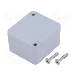 1 pcs x HAMMOND - 1590Z060GY -AS - Enclosure: multipurpose, X: 45mm, Y: 50mm, Z: 30mm, 1590Z, aluminium