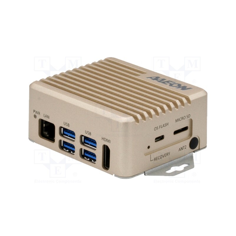 1 pcs x AAEON - BOXER-8251AI-A1-1010 - Industrial computer, 12VDC, for wall mounting, BOXER, LPDDR4
