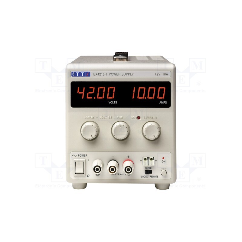 1 pcs x AIM-TTI - EX4210R - Power supply: laboratory, single-channel, 0÷42VDC, 0÷10A, 230VAC