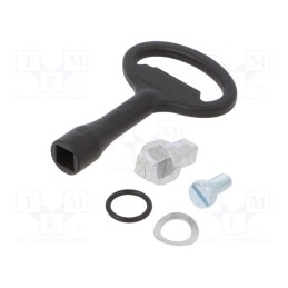 1 pcs x SCHNEIDER ELECTRIC - NSYTC8CRN - Insert for lock, for enclosures,Spacial S3X