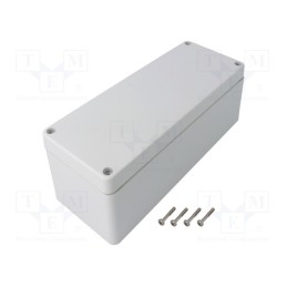 1 pcs x KRADEX - ZP190.75.75JH TM ABS - Enclosure: multipurpose, X: 75mm, Y: 190mm, Z: 75mm, ZP, ABS, gasket