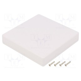 1 pcs x TAKACHI - TWN13-3-13W - Enclosure: multipurpose, X: 125mm, Y: 125mm, Z: 25mm, TWN, ABS, white