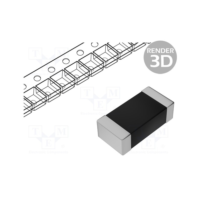 1 pcs x EPCOS - B72540E0250K062 - Varistor: multilayer, SMD, 2220, 25VAC, 31VDC, 9.6J, 1.2kA, 65V, 20mW