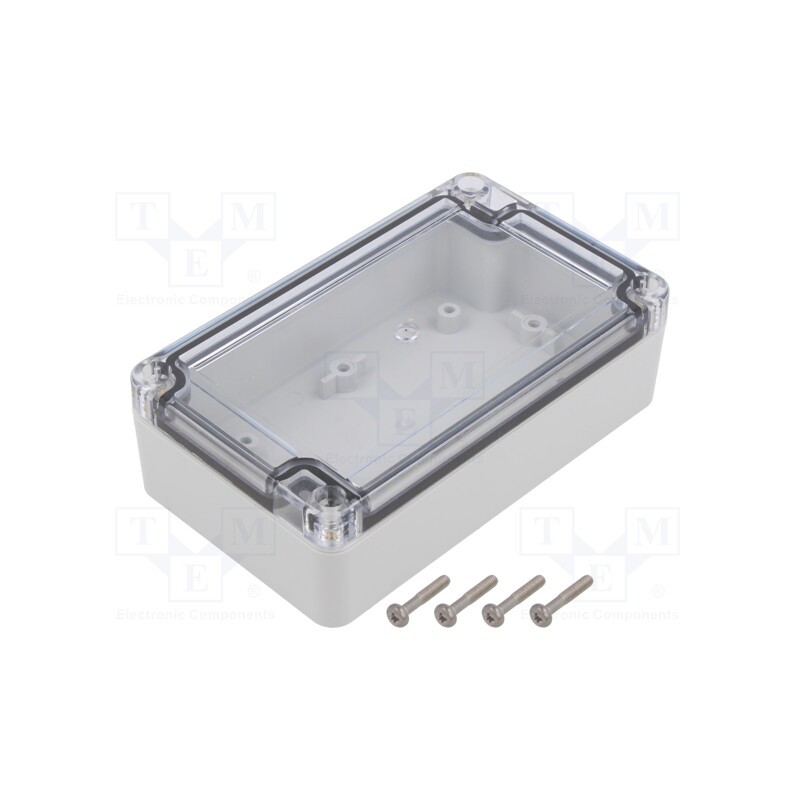 1 pcs x KRADEX - ZP125.75.37SJP TM ABS-PC - Enclosure: multipurpose, X: 75mm, Y: 125mm, Z: 37mm, ZP, ABS, IP67