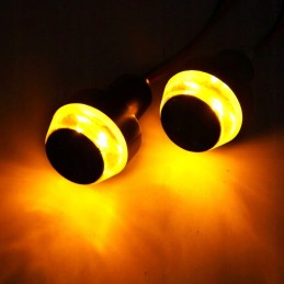 2x DRL motorcycle turn signal LED tips