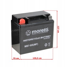 Gel battery 7ah 12v Junak Vespa Kymco Bashan