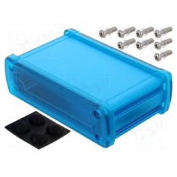 1 pcs x GAINTA - ALUG704BU060-CBU -AS - Enclosure: multipurpose, X: 113.7mm, Y: 69mm, Z: 35.2mm, aluminium