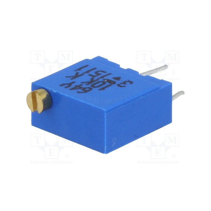 1 pcs x VISHAY - M64Y103KB40 - Potentiometer: mounting, multiturn, 10kΩ, 500mW, THT, ±10%, linear