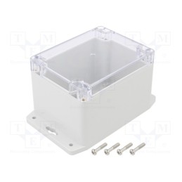1 pcs x GAINTA - P221CMF-IP68 - Enclosure: multipurpose, X: 90mm, Y: 115mm, Z: 80mm, polycarbonate