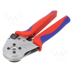 1 pcs x KNIPEX - 97 52 65 - Tool: for crimping, contacts, 0.14÷6mm2, Die shape: square