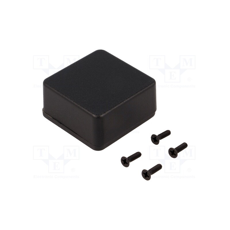 1 pcs x HAMMOND - 1590LLBBK - Enclosure: multipurpose, X: 50mm, Y: 50mm, Z: 25mm, 1590, aluminium