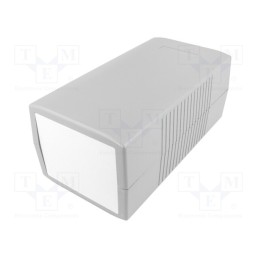 1 pcs x GAINTA - G425 - Enclosure: with panel, X: 100mm, Y: 190mm, Z: 80mm, ABS, dark grey