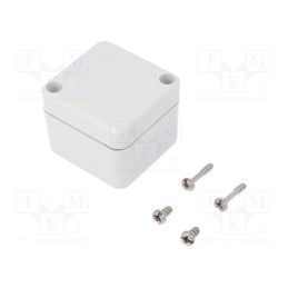 1 pcs x FIBOX - PC 050504 - Enclosure: multipurpose, X: 50mm, Y: 52mm, Z: 40mm, EURONORD, grey