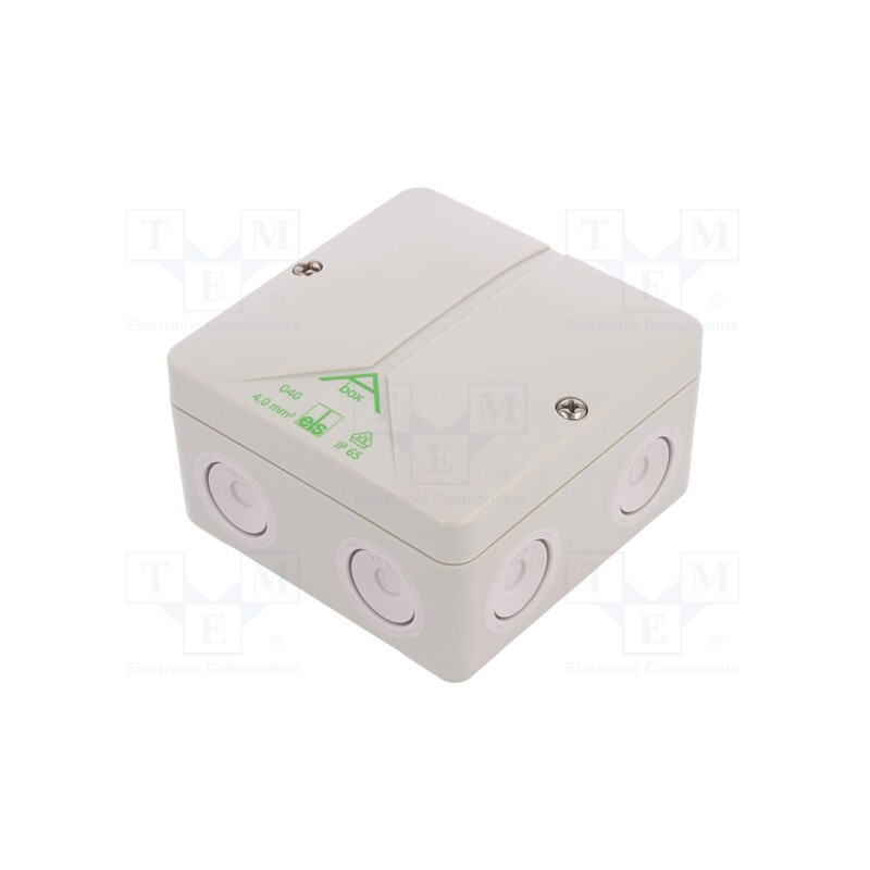 1 pcs x SPELSBERG - 80440701 - Enclosure: junction box, X: 93mm, Y: 93mm, Z: 55mm, polystyrene, IP65