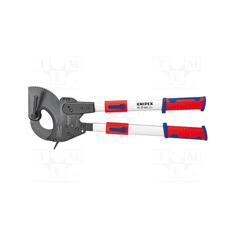 1 pcs x KNIPEX - 95 32 060 - Cutters, L: 630mm, Tool material: steel, Øcable: 60mm